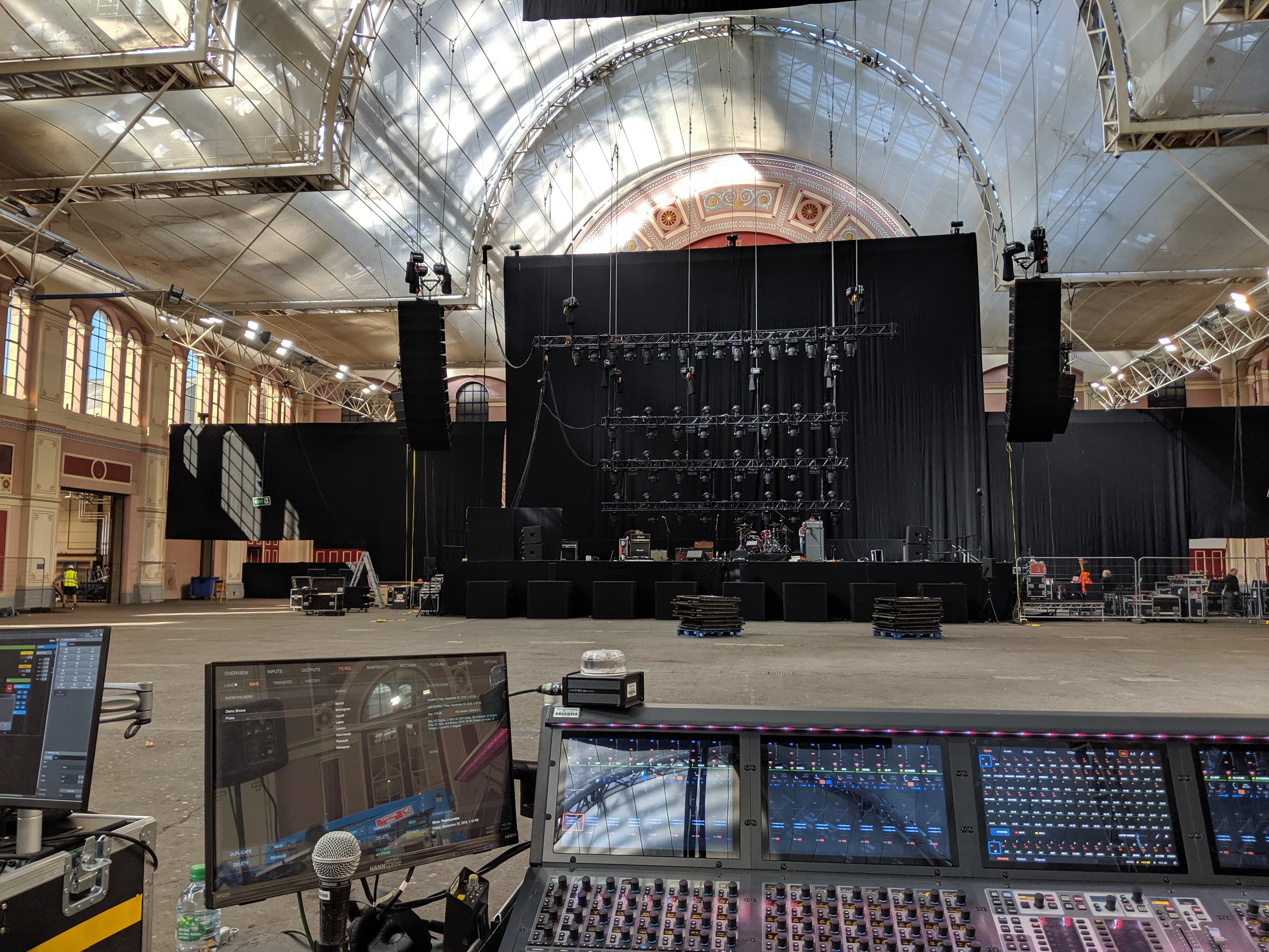 Pixies UK Tour — PA Tech / Monitors