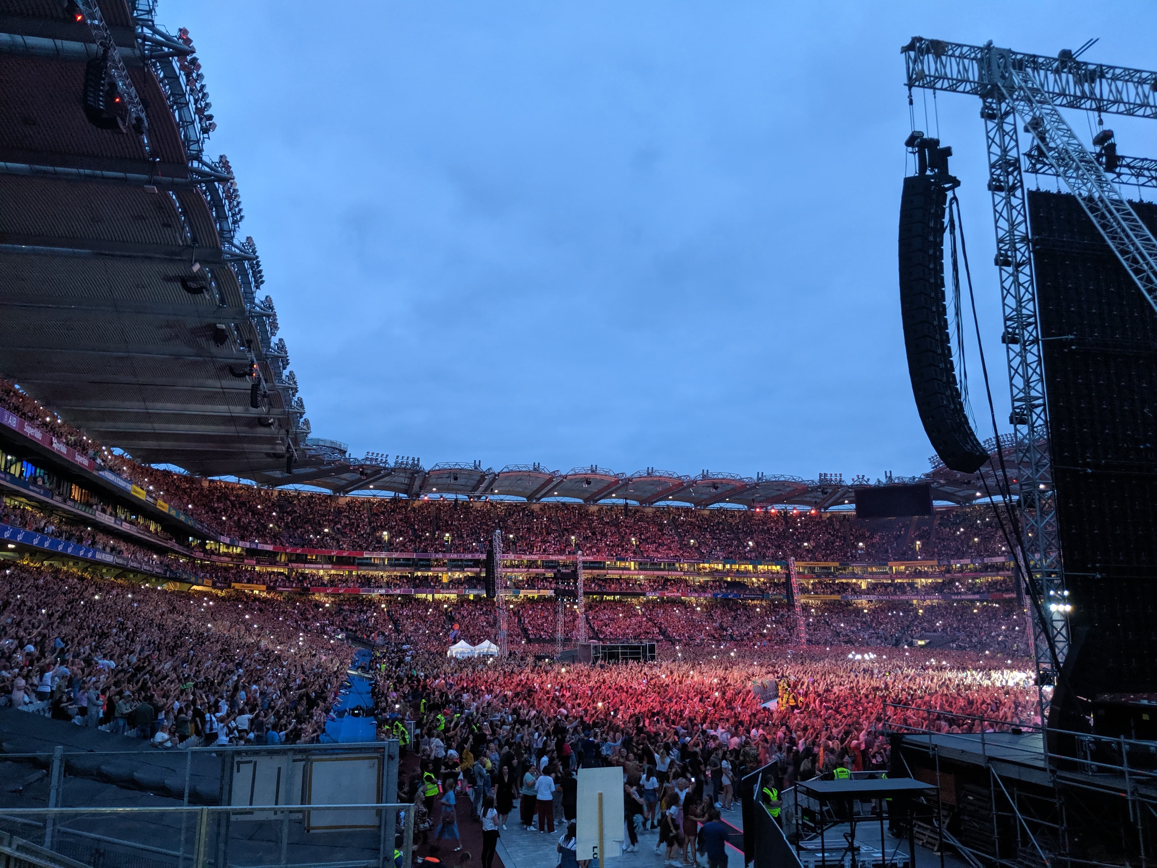 Westlife — Croke Park — Ring Delays / PA Tech